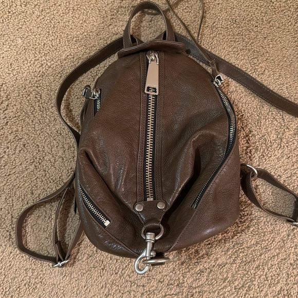Rebecca Minkoff adjustable convertable mini leather backpack - Picture 4 of 4